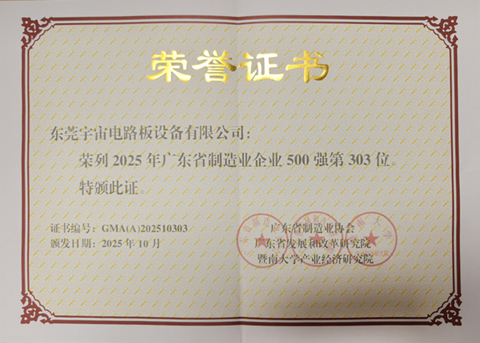 广东省制造业企业500强